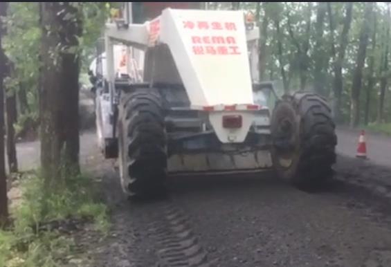 WR450，水穩路基施工